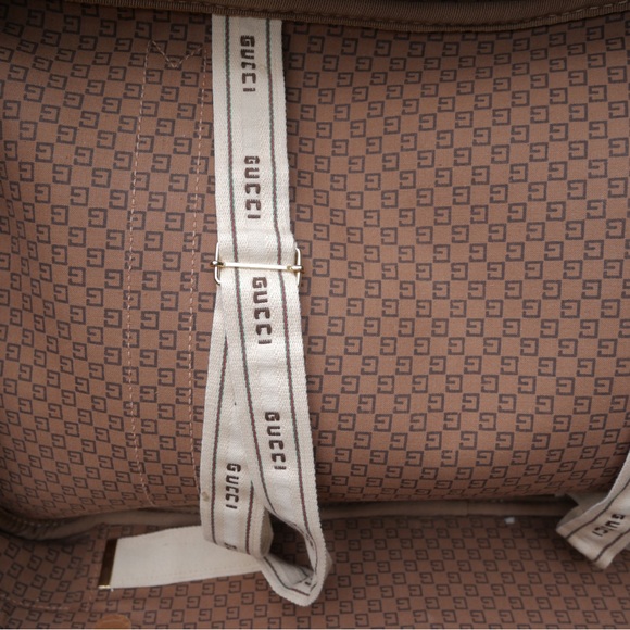Gucci Vintage 1980s tan beige travel bag - Picture 10 of 16